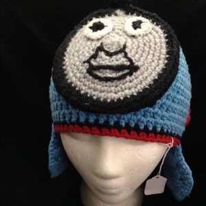 Blue Train Hat With Number 1